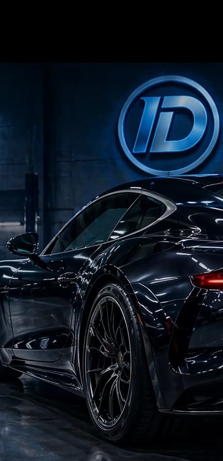 Imported Dynamics collision facility with a premium vehicle