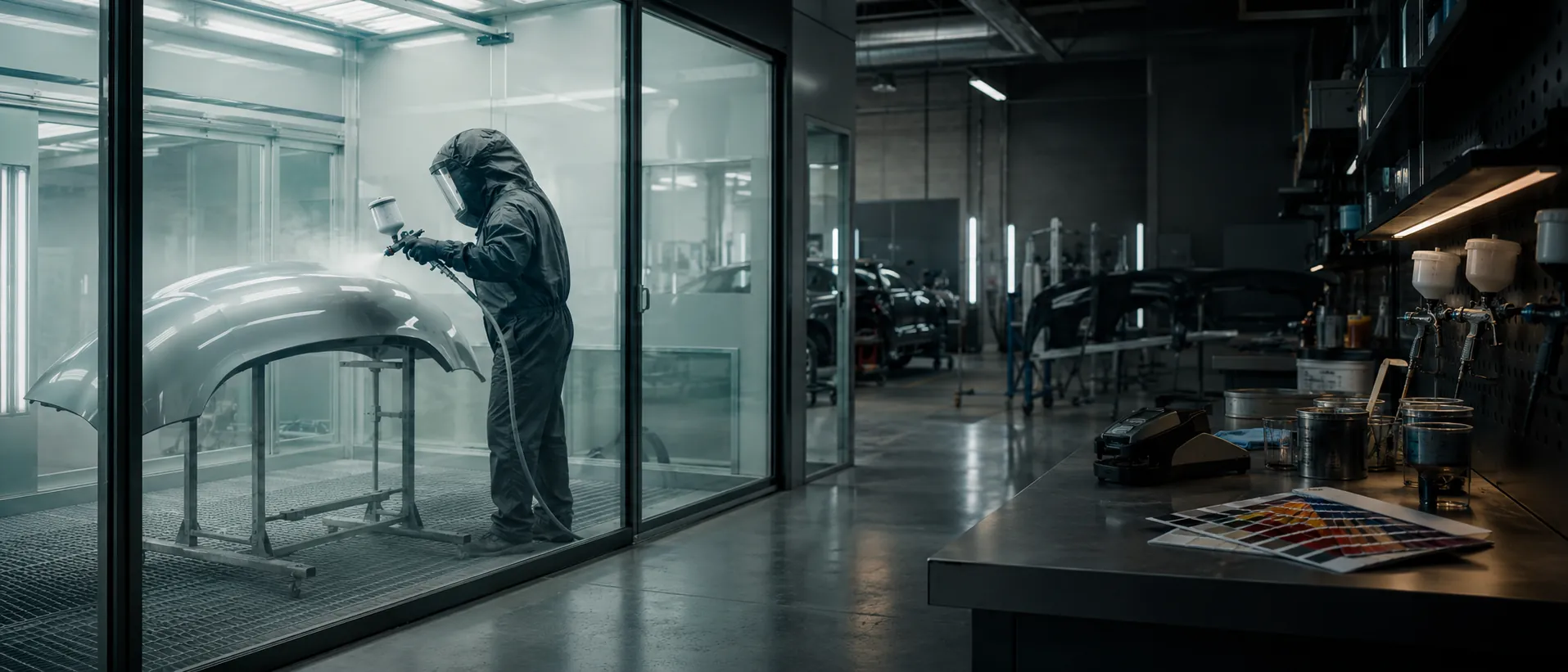 Automotive refinishing and paint environment